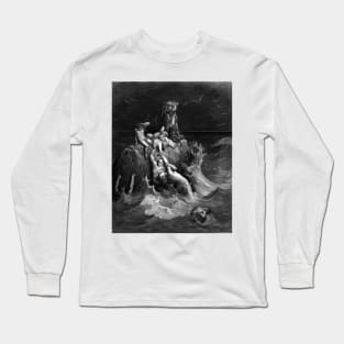 The Deluge - Gustave Dore, Holy bible Long Sleeve T-Shirt